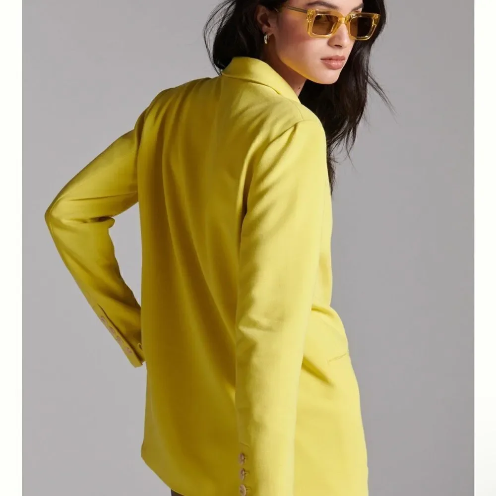 NWT Anthropologie  Double-Breasted Blazer Maeve women size 10
